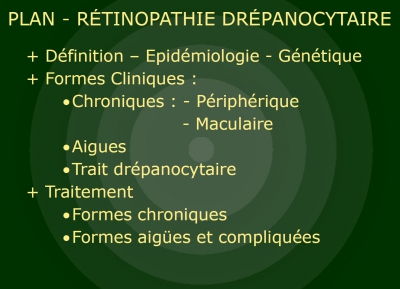 DREPANOCYTOSE - Dr Gérard ROYER