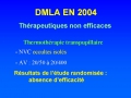 Nouveautés en DMLA - (COHF 2004)